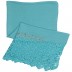 Designer Half Net Diamond Stole- Sky Blue